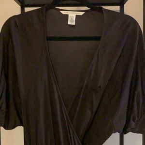 Diane Von Furstenberg Black wrap dress